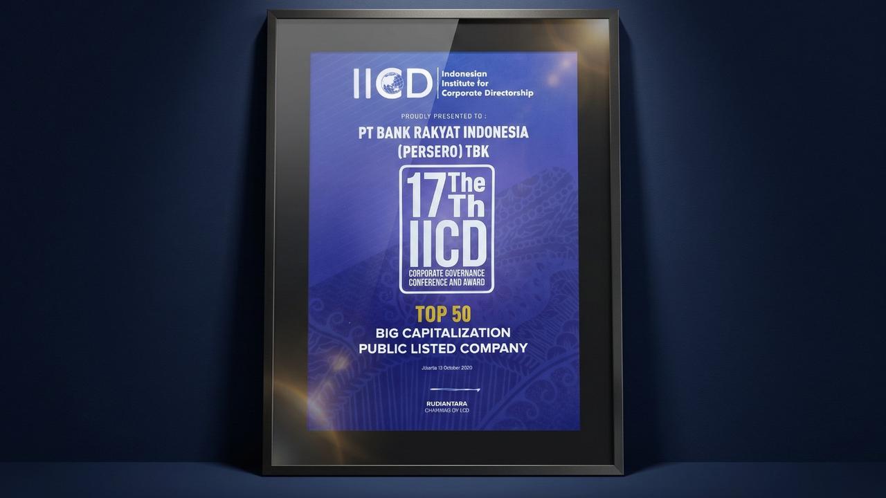 Masuk Top 50 Emiten BigCap IICD 2026, BRI Tegaskan Komitmen Jaga Kepercayaan Investor
