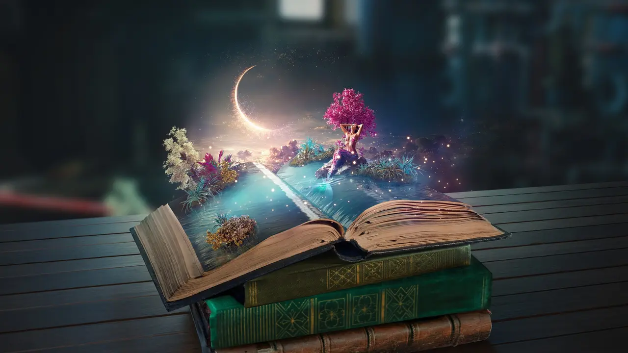Ilustrasi dongeng, cerita sebelum tidur