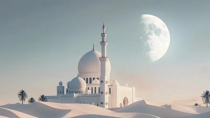 Ilustrasi masjid, Islam