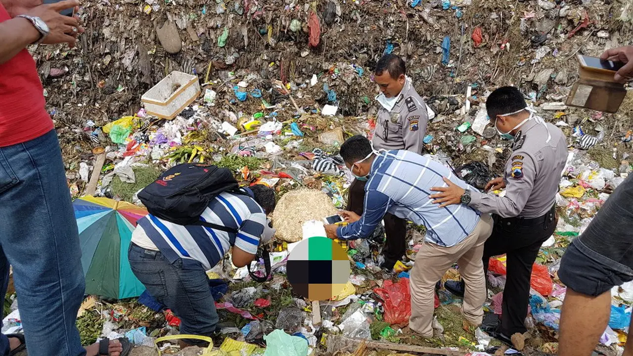 Penemuan mayat bayi perempuan nan misterius membuat warga penasaran. (Foto: Liputan6.com/Muhamad Ridlo/Polres Cilacap)