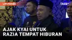 Razia Tempat Hiburan Malam, Polisi Bawa Kyai
