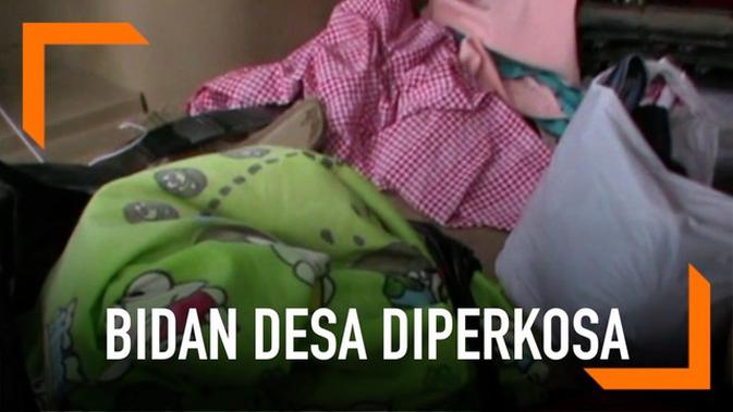 bidan desa diperkosa orang tak dikenal