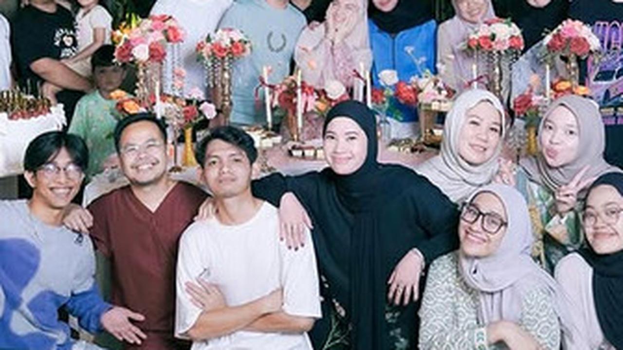5 Potret Kejutan Ulang Tahun Ke-28 Irish Bella dari Haldy Sabri, Tatanan Meja Cantik dengan Kue Super Besar