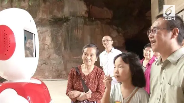 VIDEO: Perkenalkan 'Lele', Robot Pemandu Museum di China