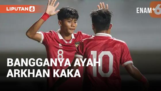 VIDEO: Ayah Arkhan Kaka Bangga Anaknya Cetak Gol Lagi di Piala Dunia U-17