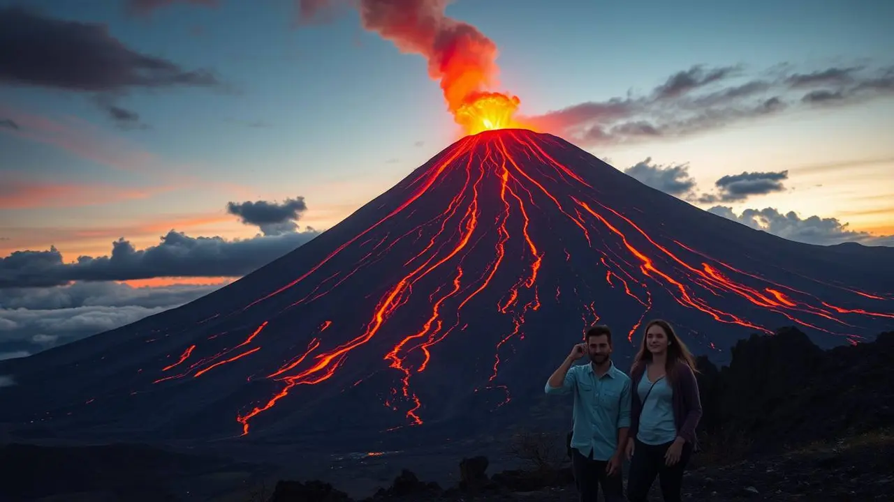 arti mimpi gunung meletus mengeluarkan lahar