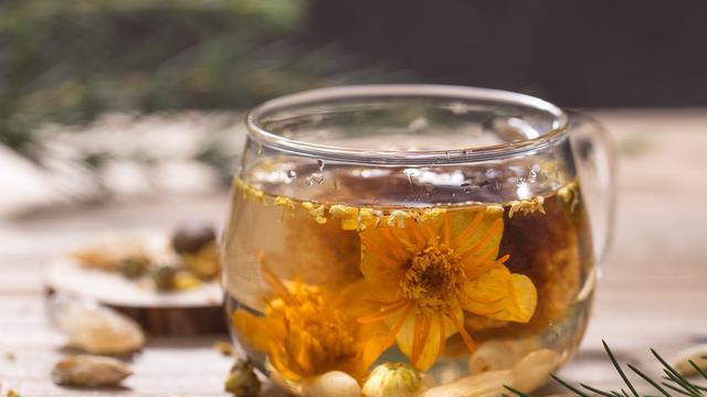 ilustrasi teh melati