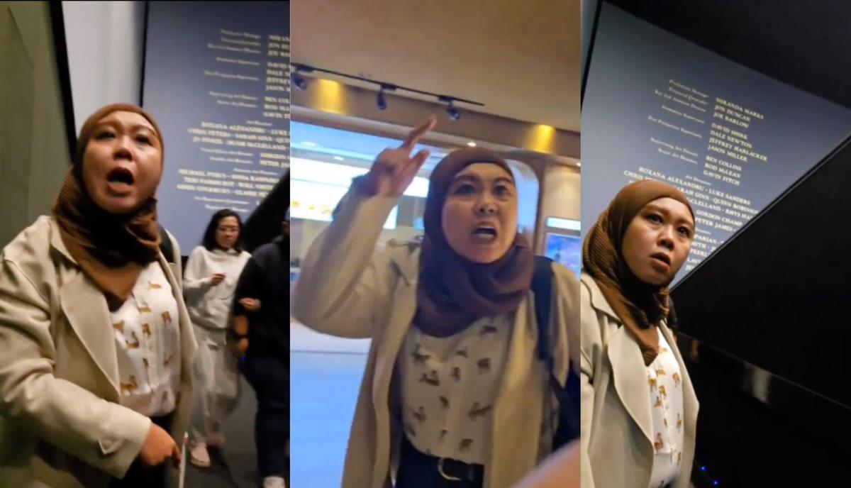 ibu rekam film di bioskop malah ngamuk