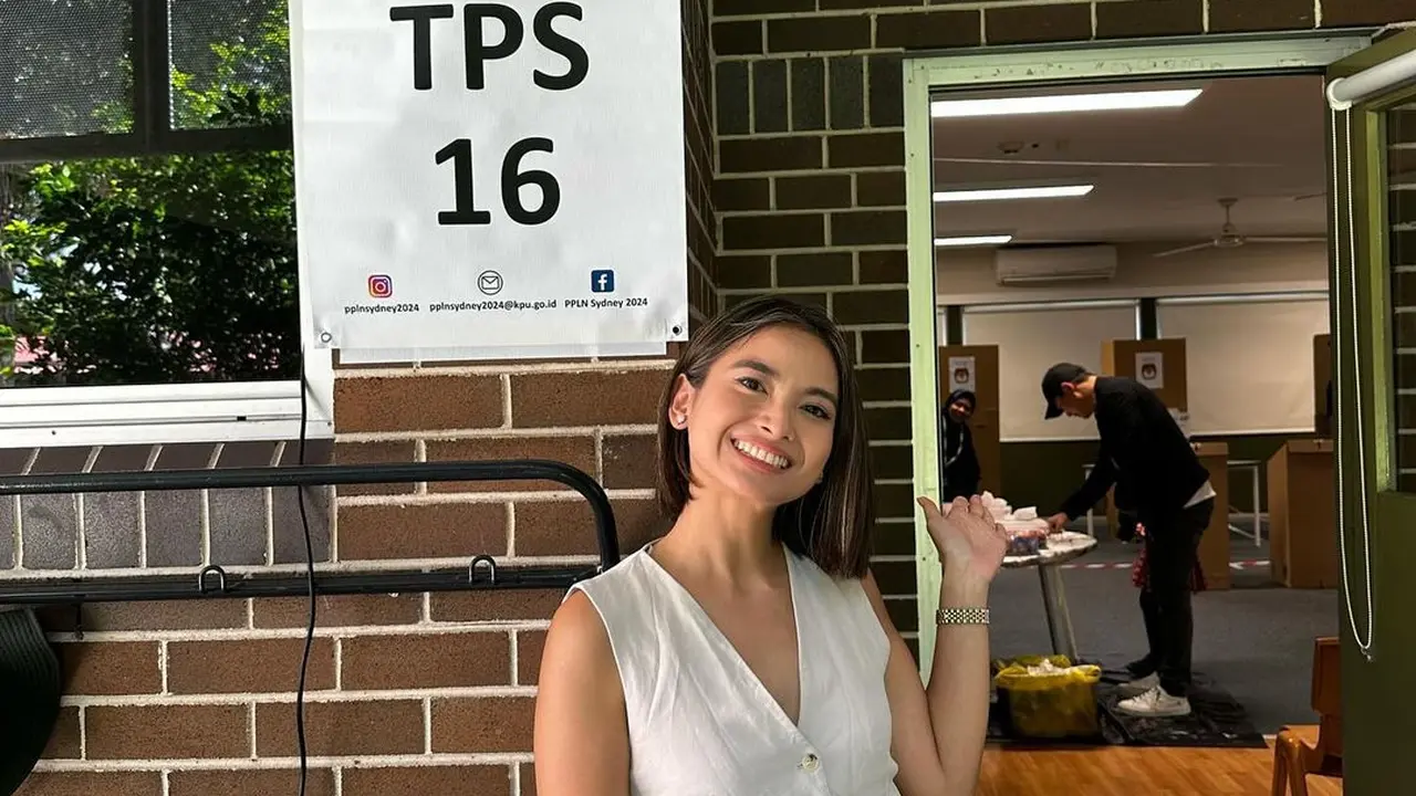 Acha Septriasa sudah menyalurkan hak suaranya di Pemilu 2024 di Sydney. [Foto: Instagram/septriasaacha]