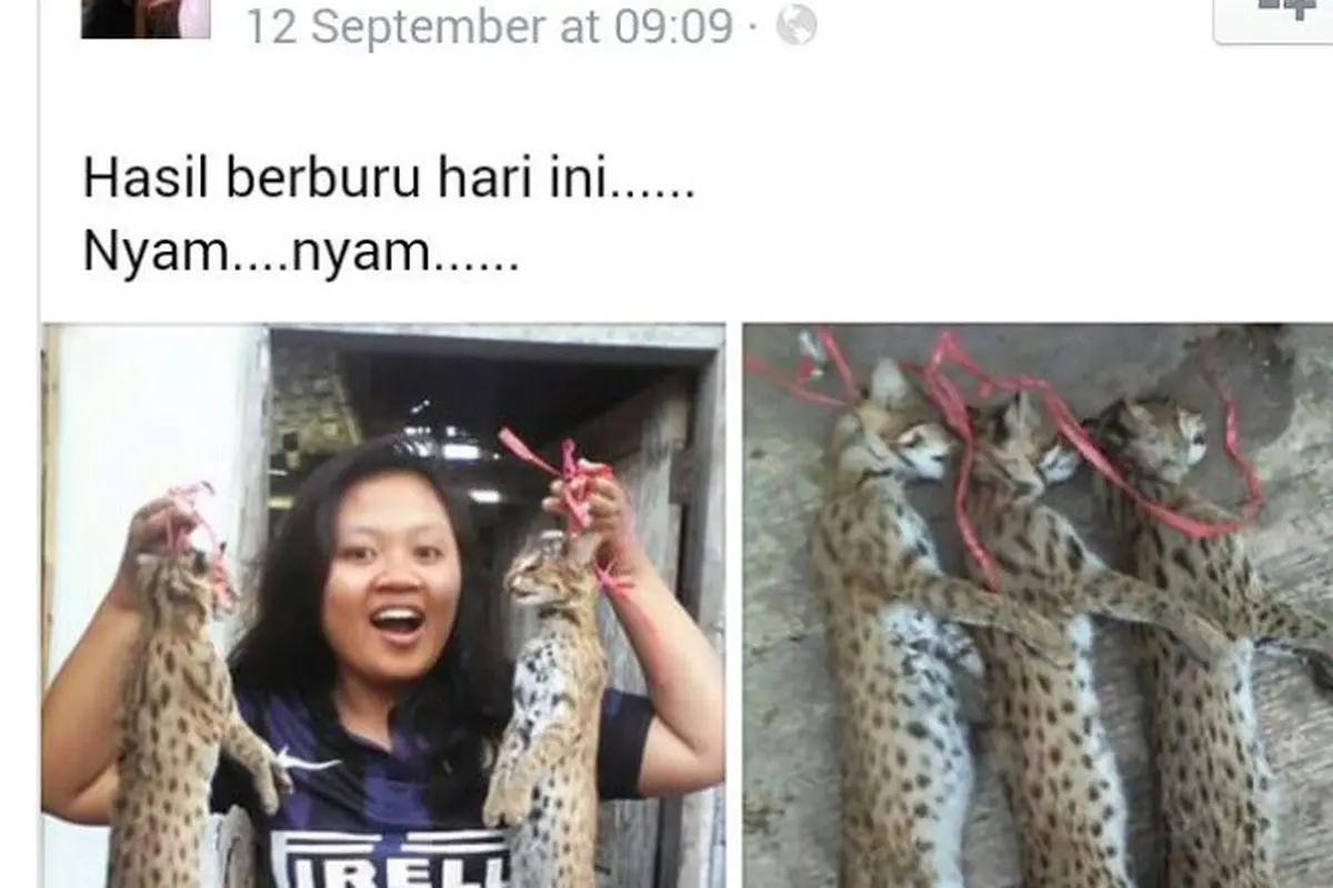 Wajib Share! Ini Wajah Anak Muda Ngeselin Pembantai Satwa Liar