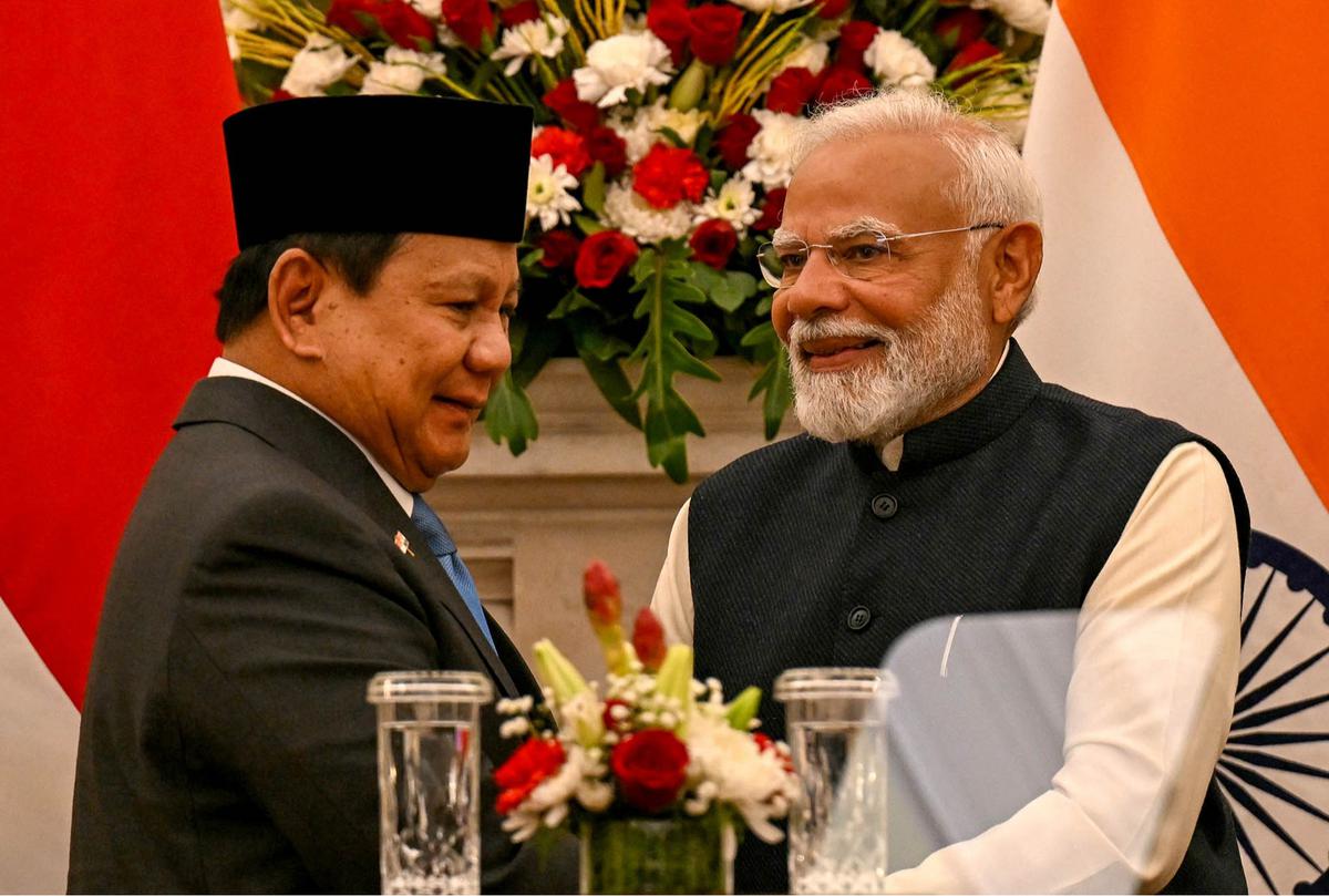 Pertemuan Presiden Prabowo dengan PM India Narendra Modi