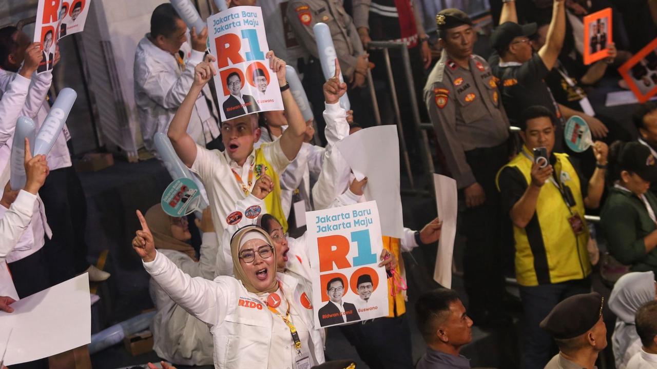 Hasil Survei Pilkada Jakarta, Ridwan Kamil-Suswono Unggul Berkat Suara 'Anak Abah