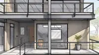 5 Contoh Sketsa Gambar Rumah Tingkat 2 Minimalis yang Banyak Dicari di 2025