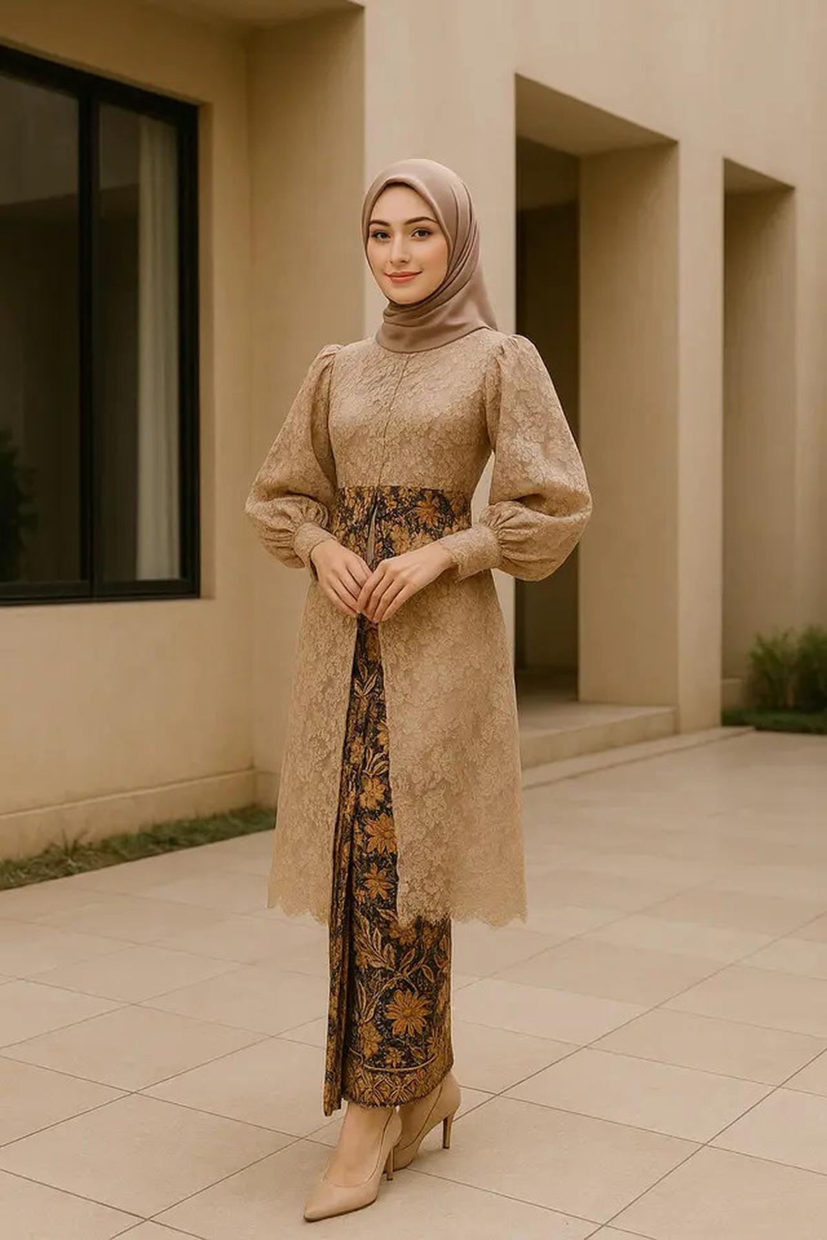 8 Model Brokat Panjang Bawahan Batik Terbaru 2025, Tren Elegan dan Modern
