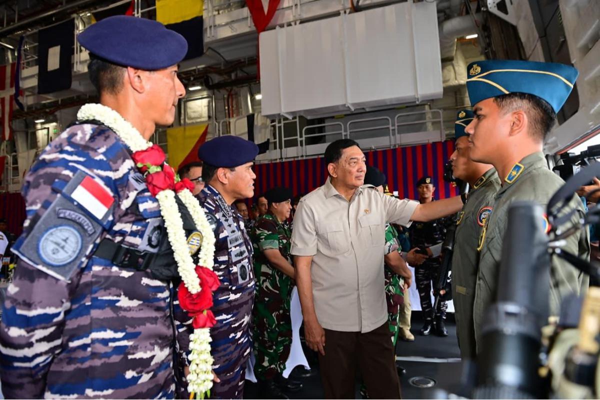 FOTO: KRI Brawijaya-320, Frigate Terbesar se-Asia Tenggara Resmi Perkuat TNI AL
