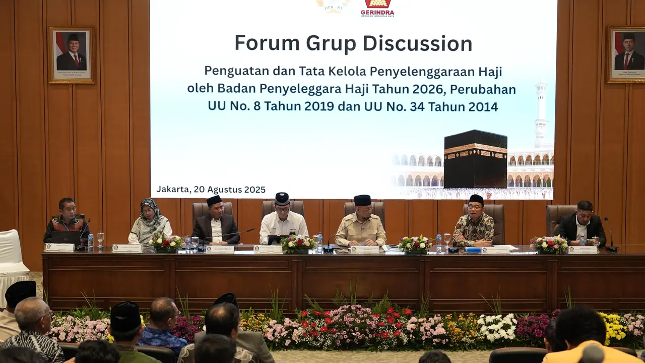 Komisi VIII DPR RI Fraksi Partai Gerindra menggelar Focus Group Discussion (FGD) bertajuk “Penguatan Tata Kelola Penyelenggaraan Haji 2026 dan Revisi Regulasi” di Jakarta. (Istimewa)