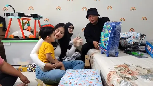 Ultah ke-2 Adzam anak Sule dan Nathalie Holscher