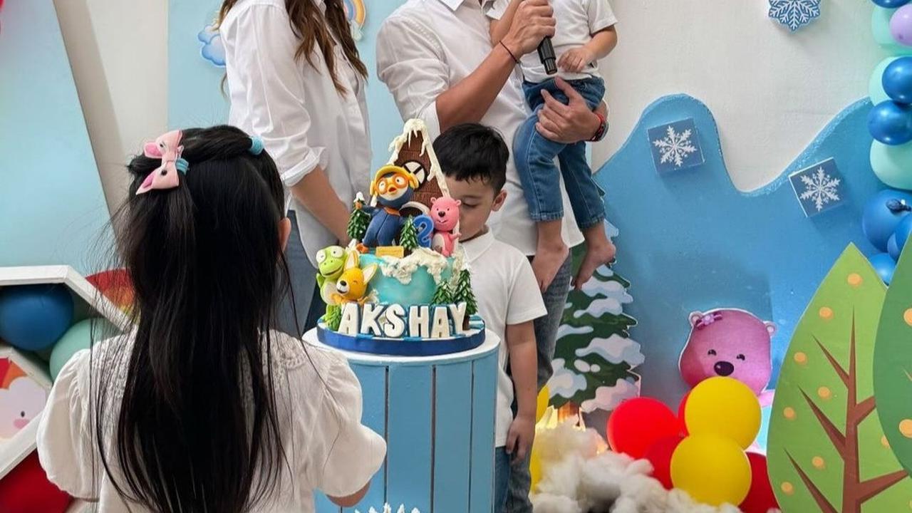 Potret Ulang Tahun Akshay Anak Bungsu Eza Gionino yang ke-2