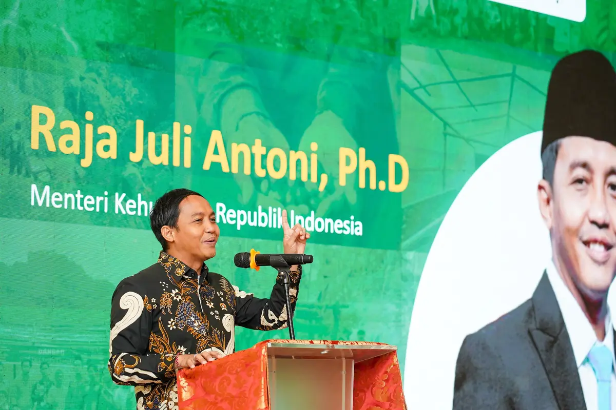 Menteri Kehutanan (Menhut) Raja Juli Antoni.