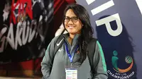Psikolog Timnas Indonesia U-16, Laksmiari Saraswati Widodo. (Bola.com/Aditya Wany)
