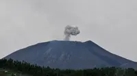 Gunung Slamet terhitung 29 April meningkat statusnya dari Waspada menjadi Siaga. (Liputan6.com/Andrian M Tunay)