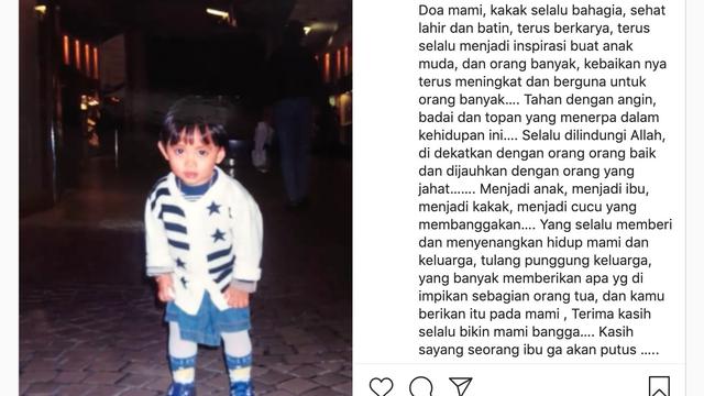 Unggahan ibunda Rachel Vennya