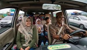 ilustrasi mudik (created by AI)