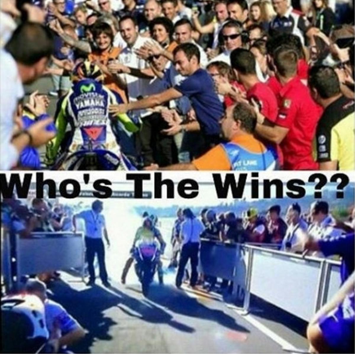 Deretan meme dukungan ke Valentino Rossi selepas GP Valencia 2015