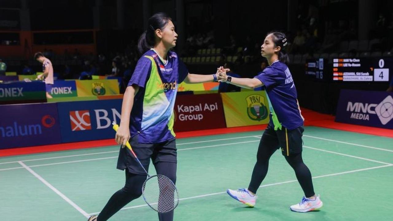 Tak Gentar! Sarah Zahra Indonesia Masters II: Ganda Putri Muda Indonesia Siap Hadapi Unggulan China