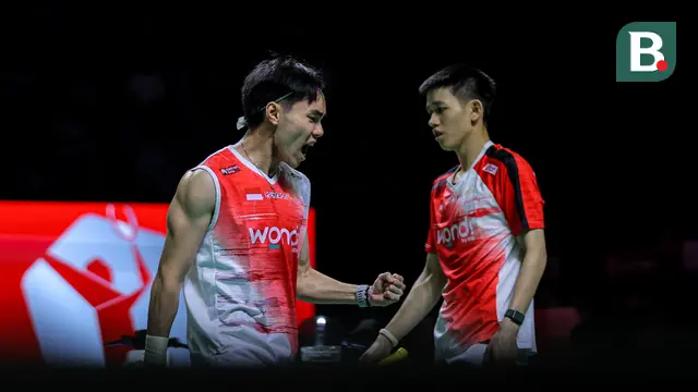 Foto: Raymond/Joaquin Wakili Ganda Putra Indonesia di Final Indonesia Open setelah Tumbangkan Sabar/Reza