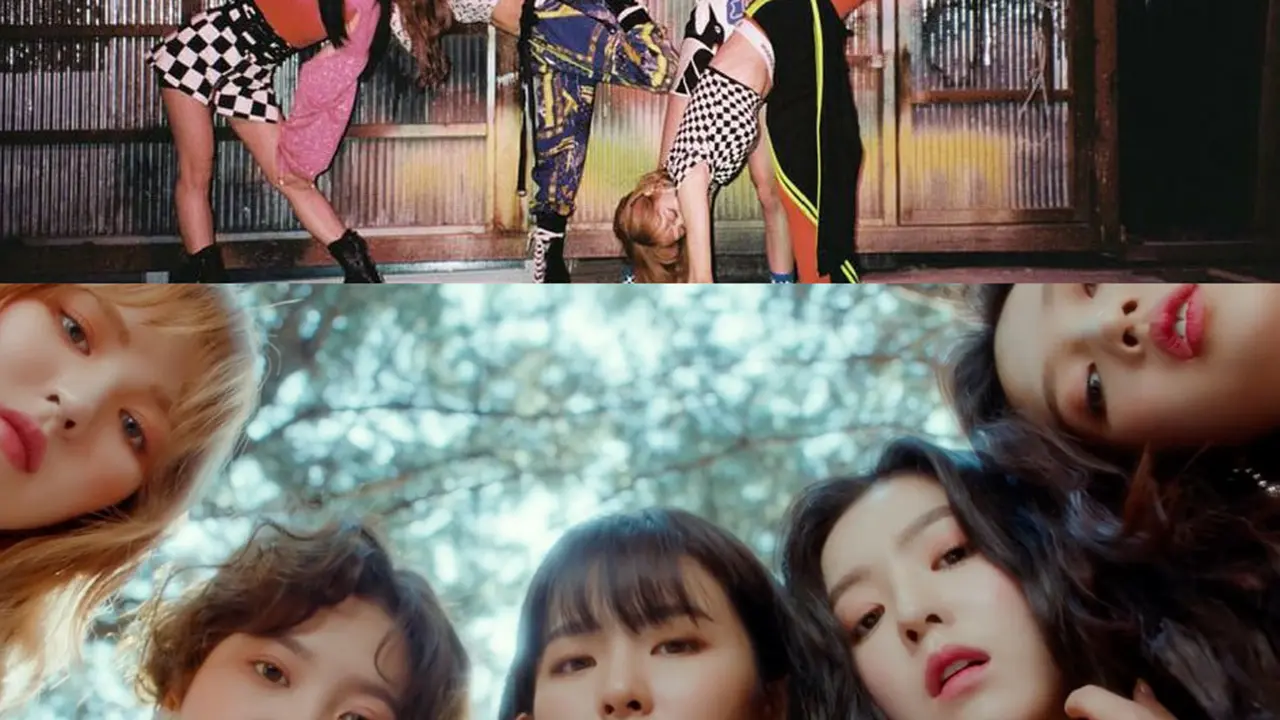 [Bintang] Sama-sama Comeback, Blackpink dan Red Velvet Tunjukkan Gaya Streetwear yang Colorful