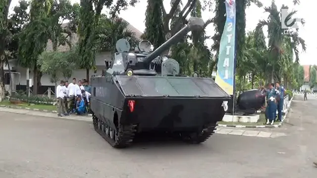 VIDEO: Tank Tempur Tanpa Awak Karya Mahasiswa STTAL Surabaya