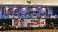 Gibran Rakabuming Raka menghadir acara pengumuman struktur Tim Kampanye Nasional (TKN) Prabowo-Gibran, Senin (6/11/2023). (Liputan6.com/ Muhammad Radityo Priyasmoro)