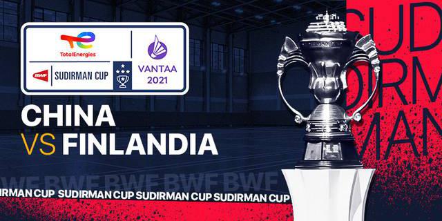 VIDEO: Sempat Mati Lampu Saat Match Point Laga Tunggal Putra China Vs Finlandia di Piala Sudirman 2021
