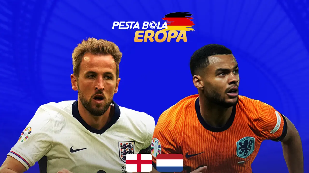 Euro 2024 - Inggris Vs Belanda - Harry Kane Vs Cody Gakpo