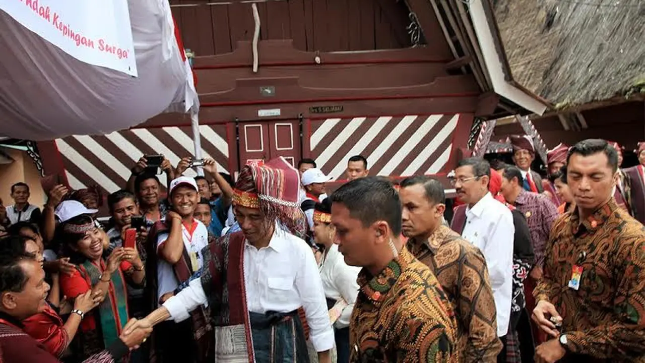 Jokowi Kunjungan Pulau Samosir