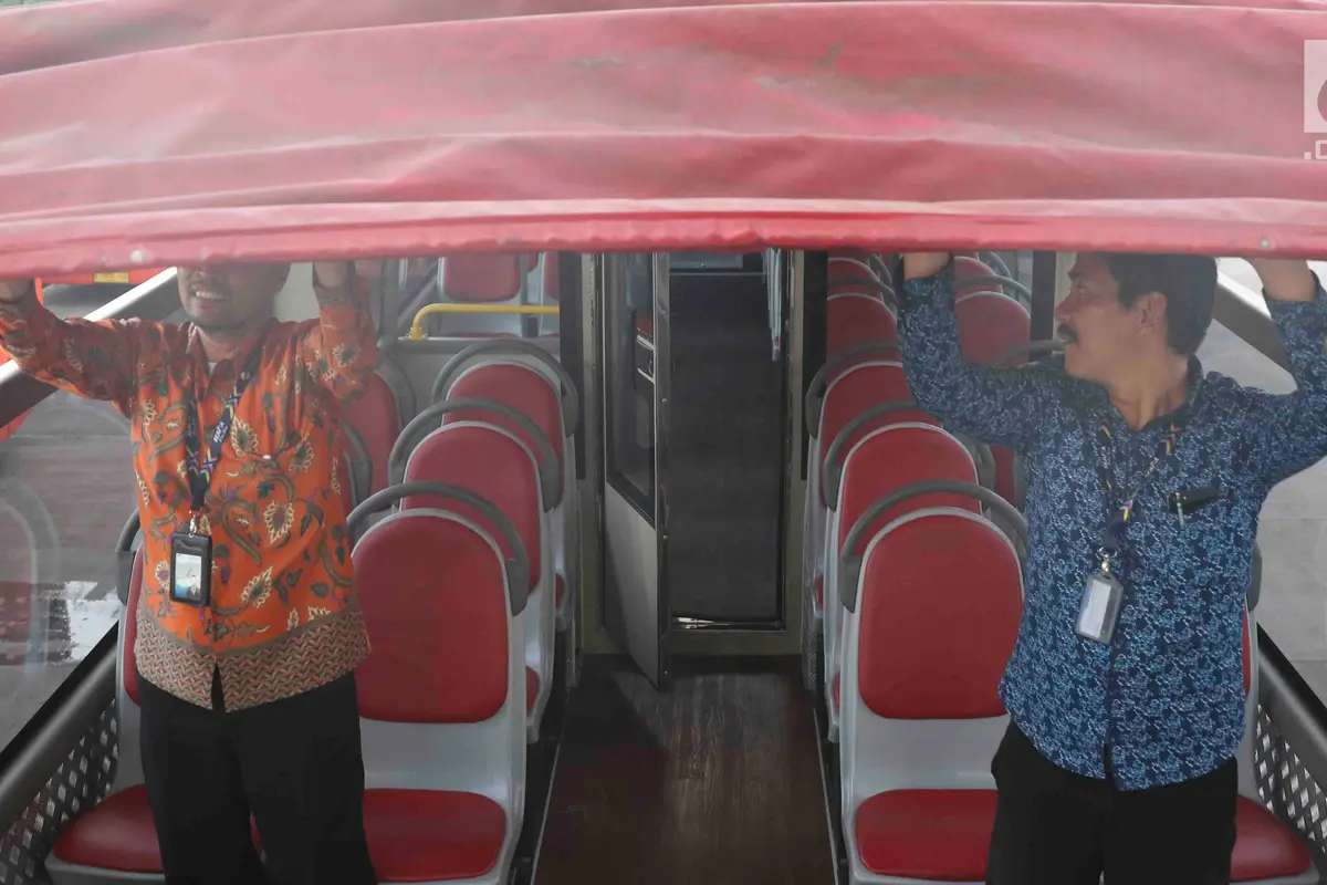 Penampakan Bus yang akan Dipakai Pawai Kemenangan Persija