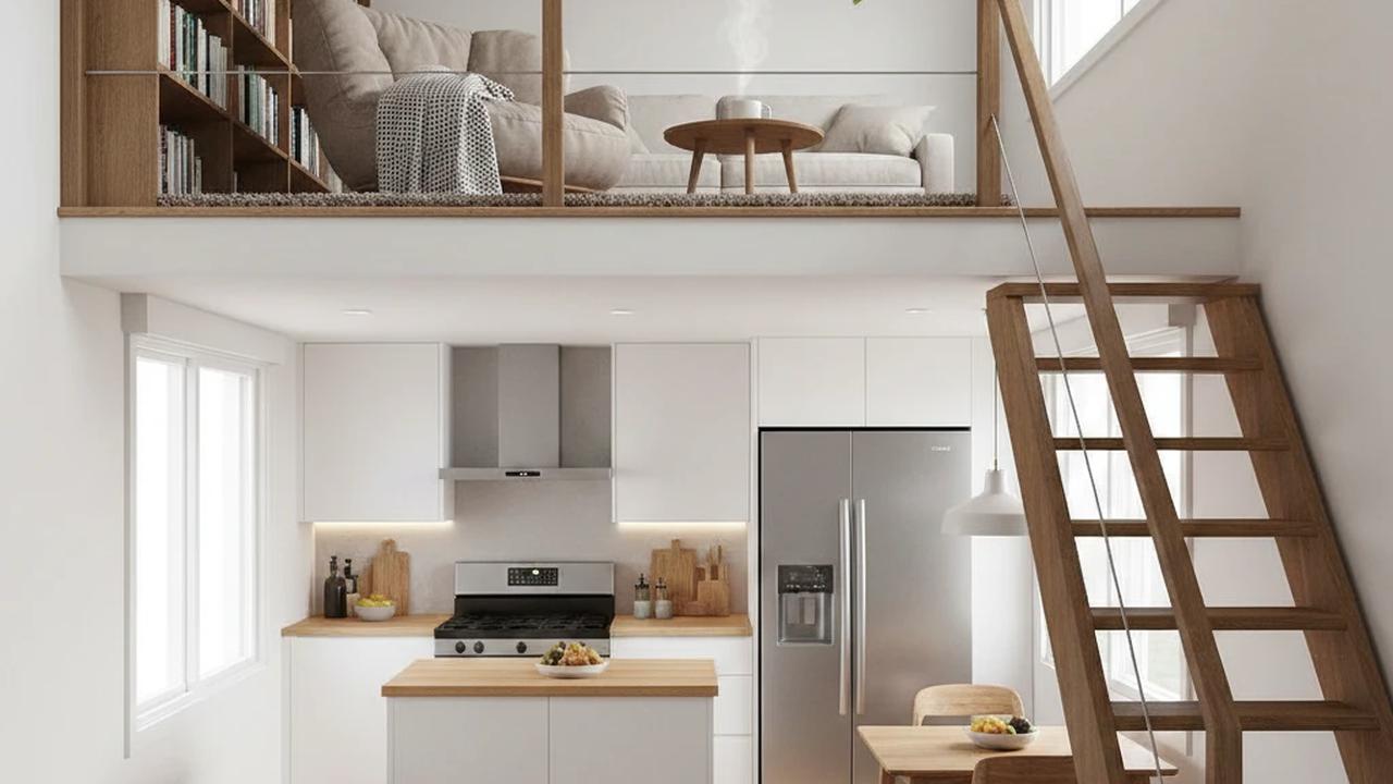 Mezzanine di Atas Dapur atau Ruang Makan