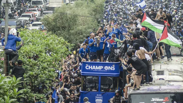 pawai persib bandung bobotoh