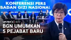 Badan Gizi Nasional atau BGN mengumumkan lima nama deputi baru. Pergantian pejabat BGN itu sebagai langkah awal menyukseskan perbaikan tata kelola program Makan Bergizi Gratis.