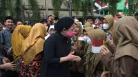 Kunjungan kerja Ketua DPR RI Puan Maharani ke Lampung disambut ratusan tokoh masyarakat setempat (Istimewa)