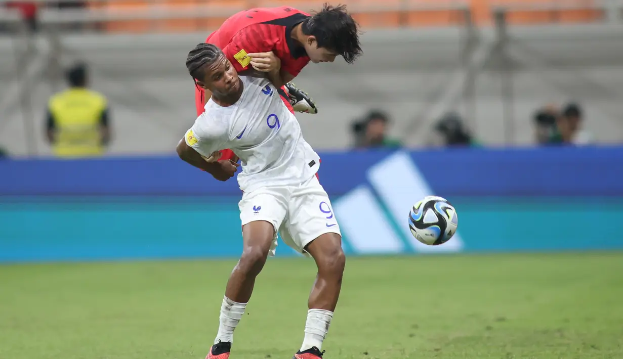 Kemenangan atas Korea Selatan membuat Prancis dipastikan lolos ke babak 16 Besar Piala Dunia U-17 2023. (Doc. LOC WCU17/BRY)