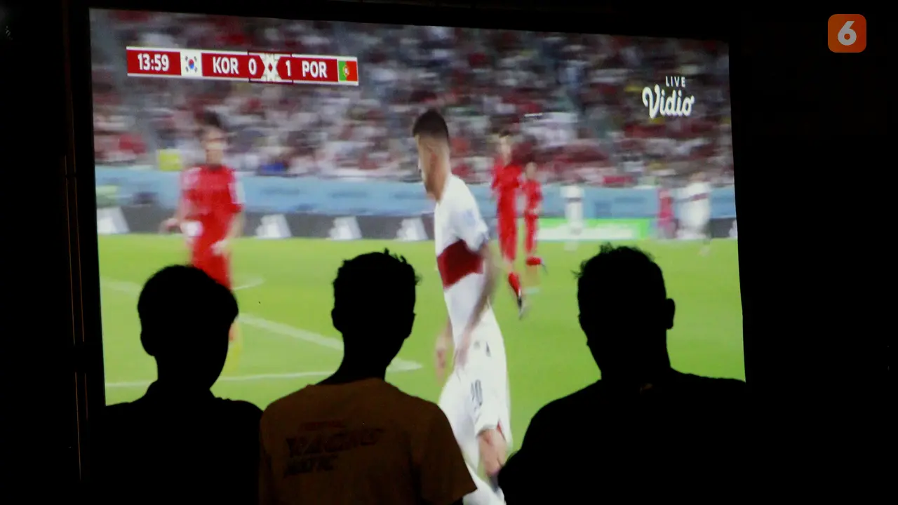 Foto: Nobar Piala Dunia 2022 Korea Selata Vs Portugal, Tegang Tapi Tetap Nyaman
