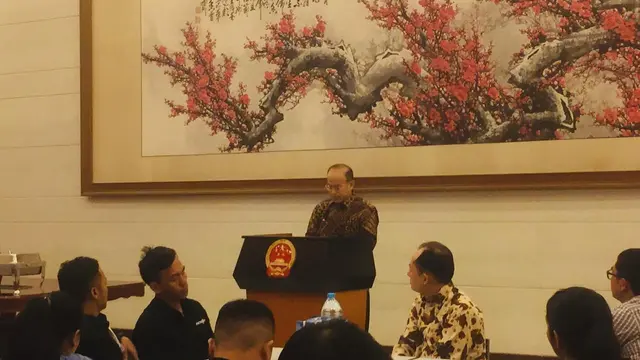 Duta Besar China untuk Indonesia dalam acara Buka Bersama Media dan Think Tank, 24 Mei 2019 (Liputan6.com/Siti Khotimah)