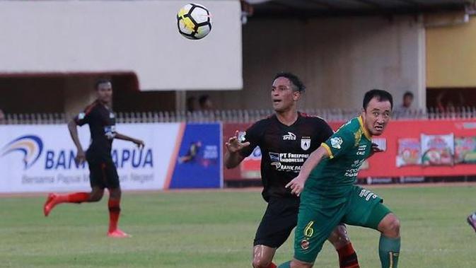 Pelatih Persipura Jayapura, Amilton Silva, menyebut timnya sempat kewalahan meladeni tekanan yang diberikan Sriwijaya FC. (dok. Liga Indonesia Baru)