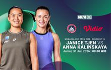 Janice Tjen vs Anna Kalinskaya - WTA 500 Mubadala DC Open: Momentum bagi Tenis Indonesia di Vidio