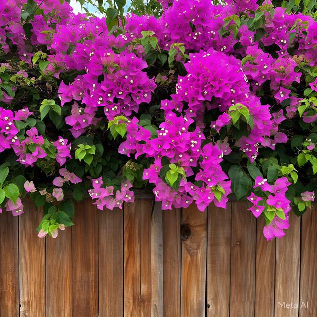 pagar tanaman. Ilustrasi by Meta AI