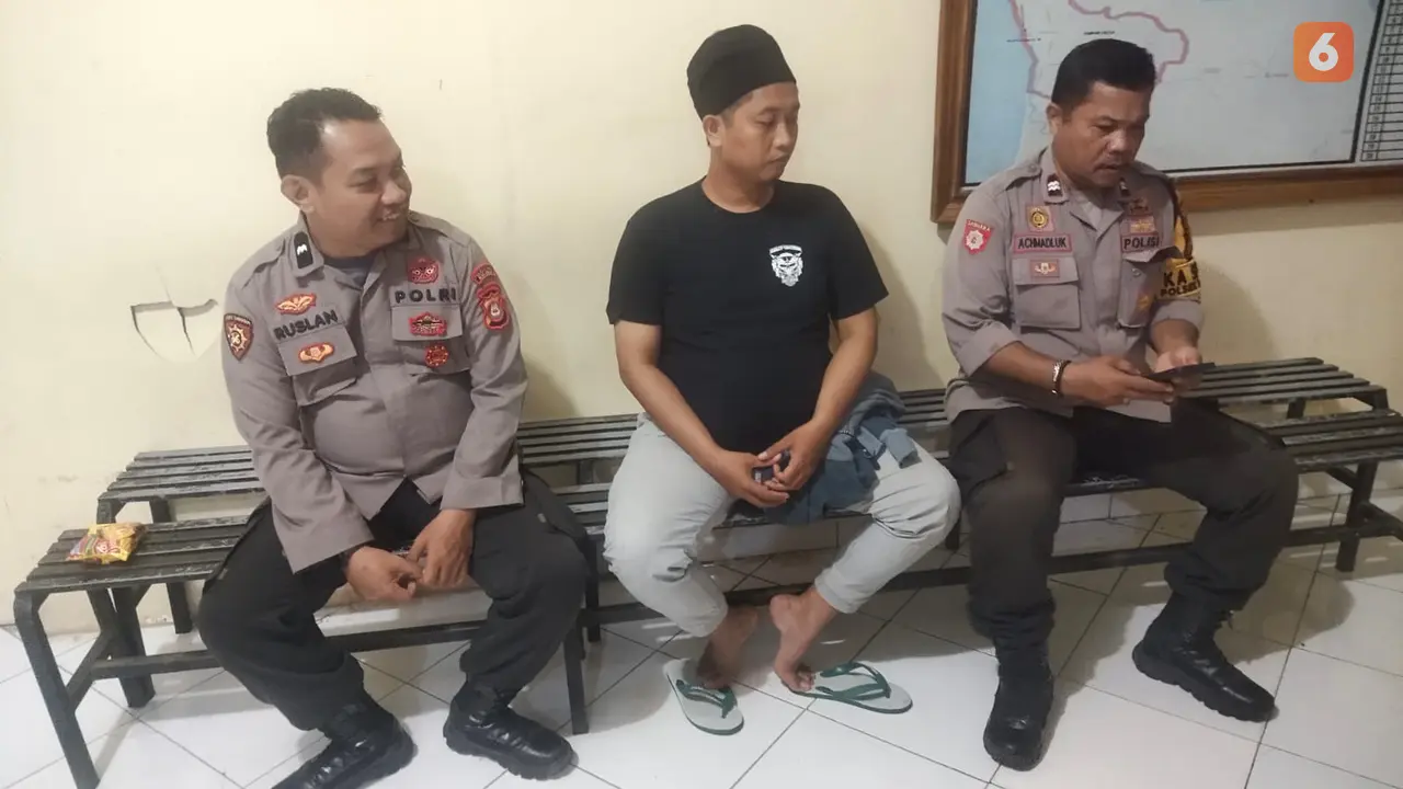 Haerul, polisi gadungan yang mengaku anggota Brimob Polda Sulsel (Lipiutan6.com/Fauzan)