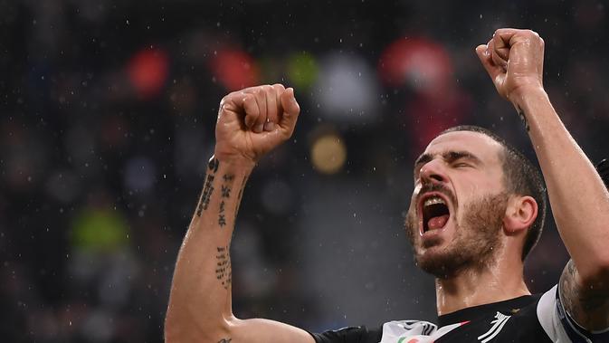 Bek Juventus Leonardo Bonucci (MARCO BERTORELLO / AFP)