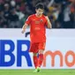 Selebrasi pemain Persija Jakarta, Ryo Matsumura setelah mencetak gol penyeimbang 1-1 ke gawang PSM Makassar pada laga pekan pertama BRI Liga 1 2023/2024 antara Persija Jakarta menghadapi PSM Makassar di Stadion Utama Gelora Bung Karno (SUGBK), Senayan, Jakarta, Senin (3/7/2023). (Bola.com/M Iqbal Ichsan)